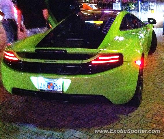 Mclaren MP4-12C spotted in Naples, Florida