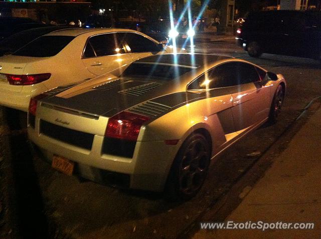 Lamborghini Gallardo spotted in Bronx, New York