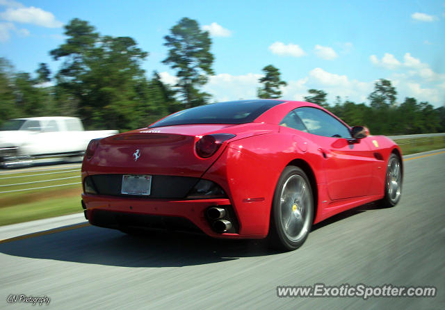 Ferrari California spotted in Wilmington, North Carolina