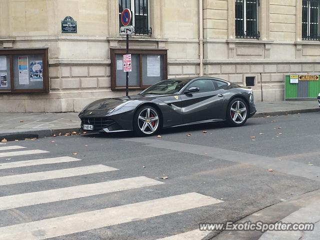 Ferrari F12 spotted in Paris, France