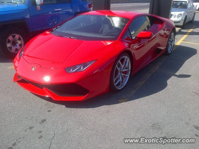 Lamborghini Huracan spotted in Montreal, Canada