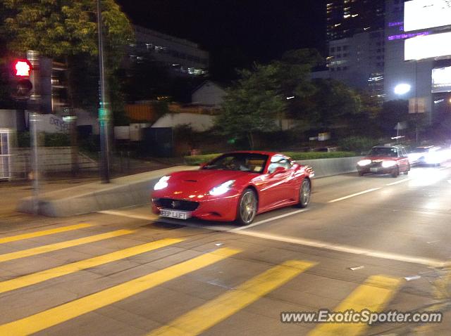 Ferrari California spotted in Hong Kong, China