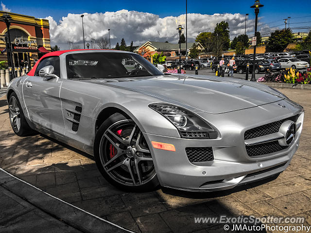 Mercedes SLS AMG spotted in Victor, New York