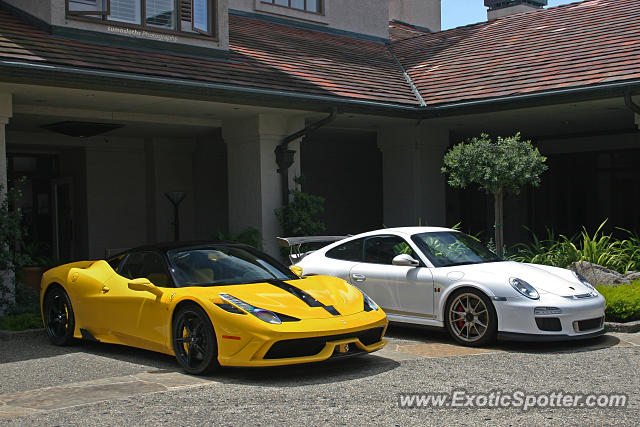 Ferrari 458 Italia spotted in Pebble Beach, California