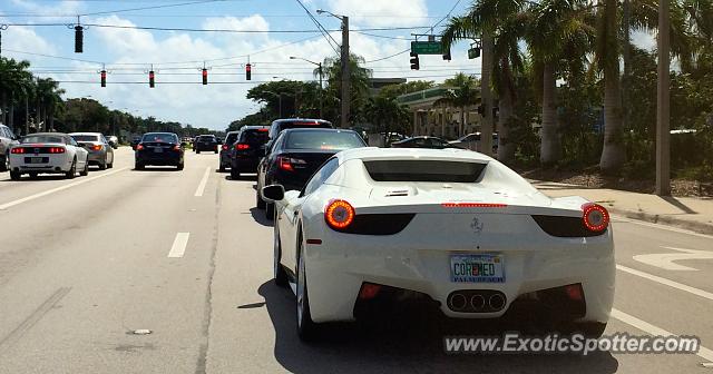 Ferrari 458 Italia spotted in Boca Raton, Florida