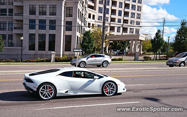 Lamborghini Huracan spotted in Vaughan, Ontario, Canada