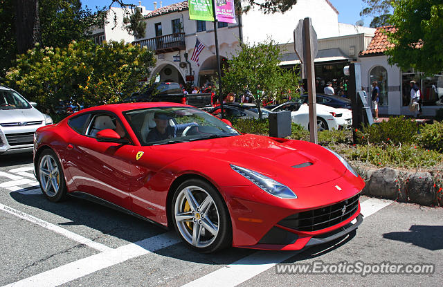 Ferrari F12 spotted in Carmel, California