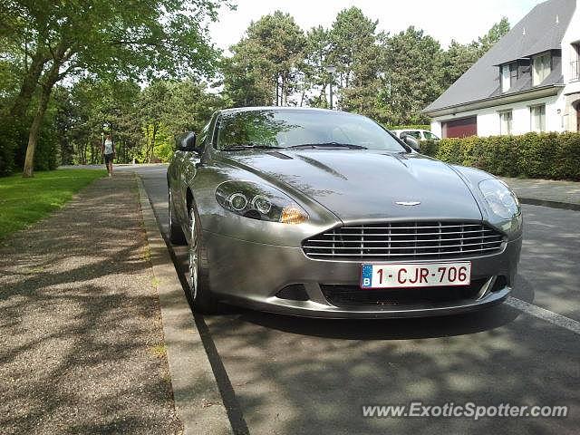 Aston Martin DB9 spotted in Ostend, Belgium