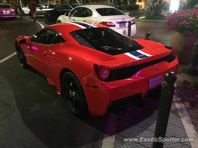 Ferrari 458 Italia spotted in Irvine, California