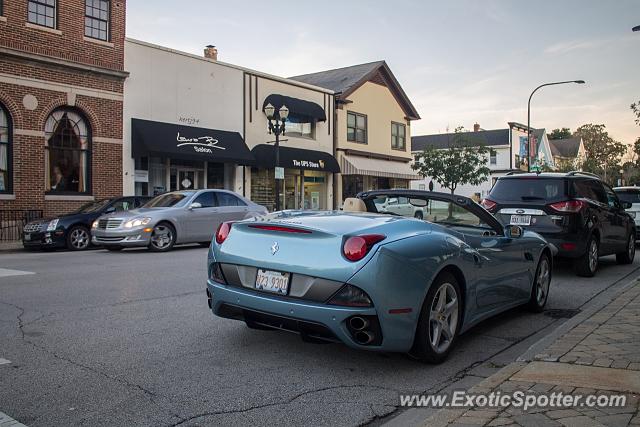 Ferrari California spotted in Barrington, Illinois