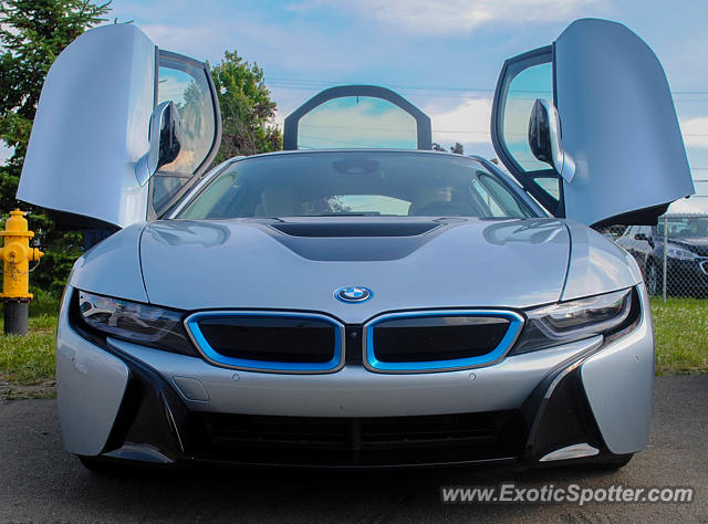 BMW I8 spotted in Watkins Glen, New York