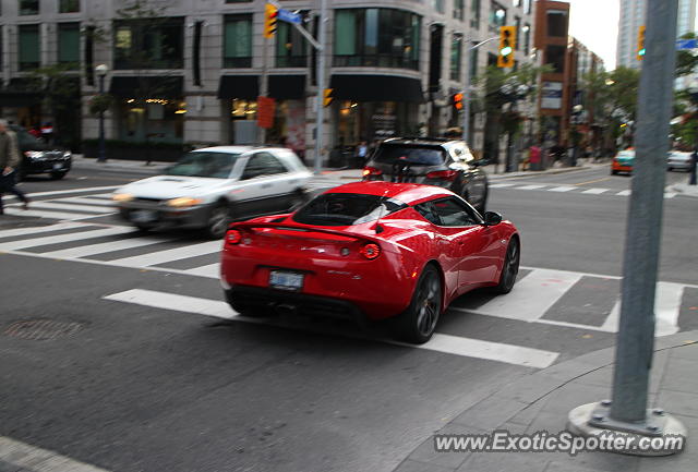 Lotus Evora spotted in Toronto, Canada