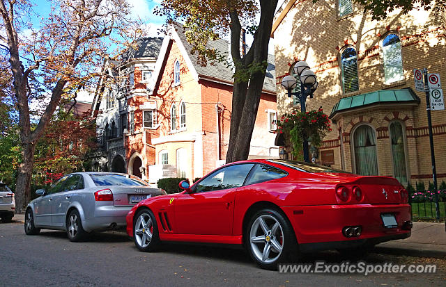 Ferrari 575M spotted in Toronto, Ontario, Canada