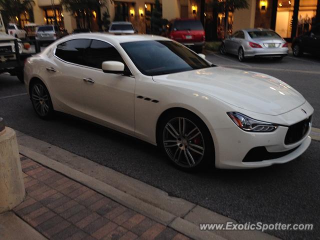 Maserati Ghibli spotted in San Destin, Florida
