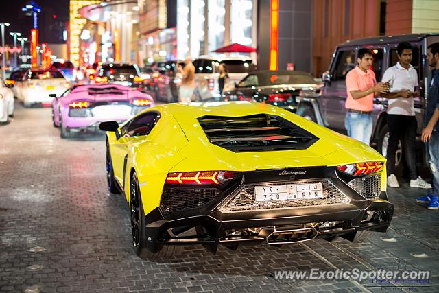 Lamborghini Aventador spotted in Dubai, United Arab Emirates