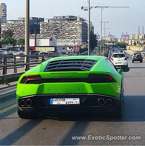 Lamborghini Huracan spotted in Beirut, Lebanon