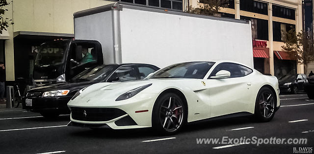 Ferrari F12 spotted in Boston, Massachusetts