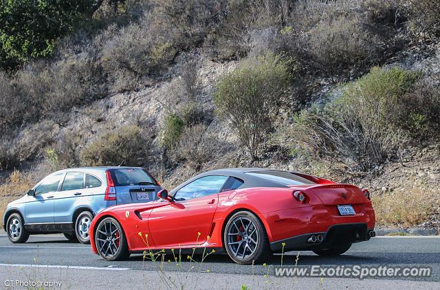 Ferrari 599GTB spotted in Carmel Valley, California