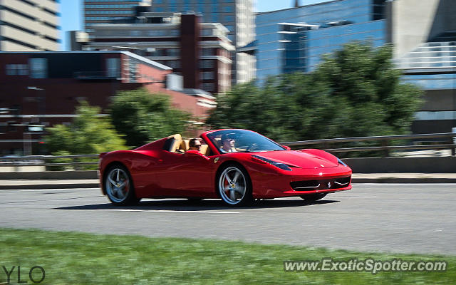 Ferrari 458 Italia spotted in Denver, Colorado