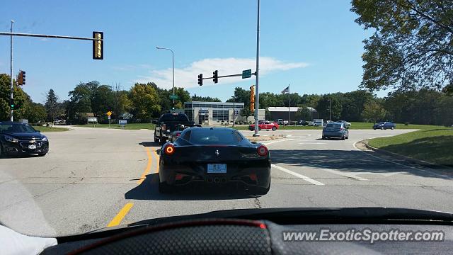 Ferrari 458 Italia spotted in Peoria, Illinois