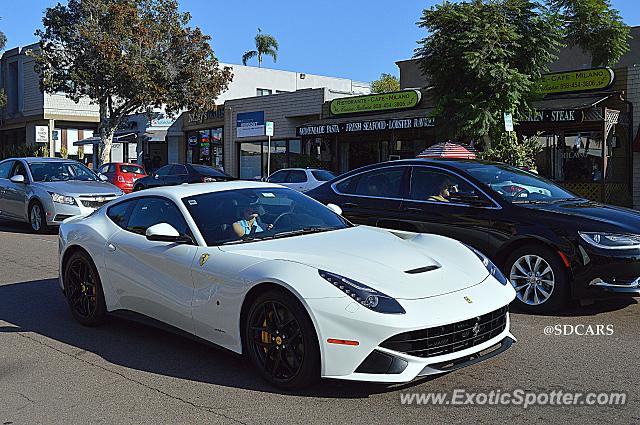 Ferrari F12 spotted in La Jolla, California