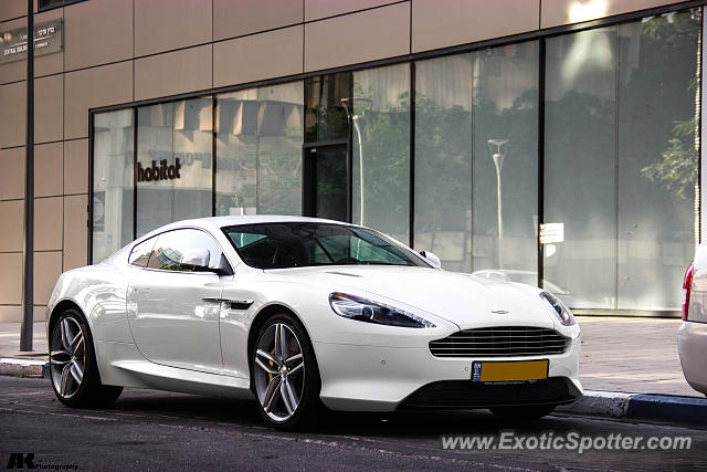Aston Martin DB9 spotted in Herzeliya, Israel