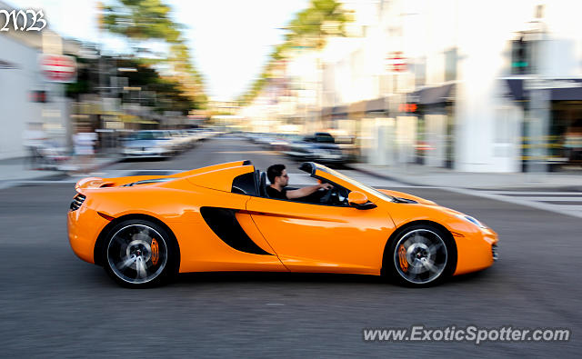 Mclaren MP4-12C spotted in Beverly Hills, California