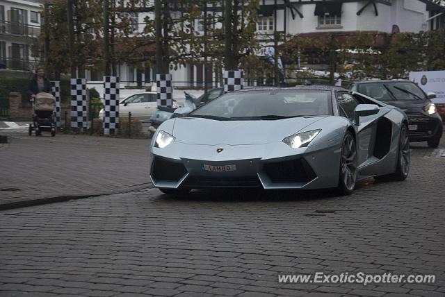 Lamborghini Aventador spotted in Knokke-Heist, Belgium