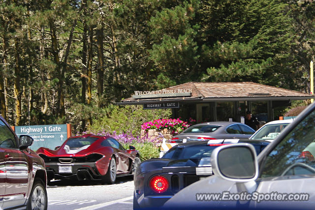 Mclaren P1 spotted in Pebble Beach, California