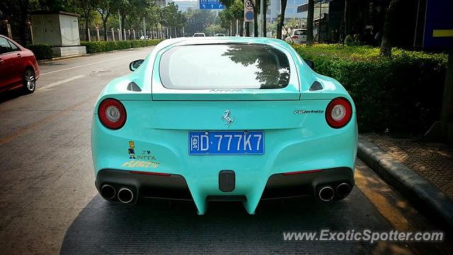 Ferrari F12 spotted in Xiamen, China