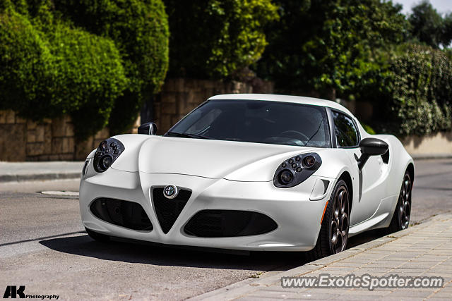 Alfa Romeo 4C spotted in Herzeliya, Israel