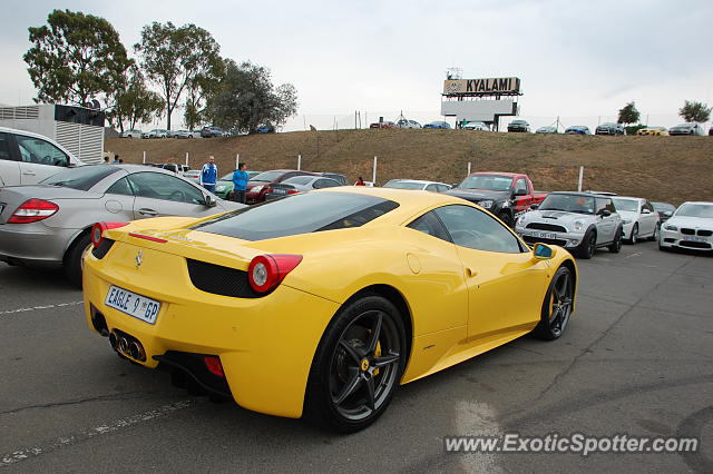 Ferrari 458 Italia spotted in Johannesburg, South Africa
