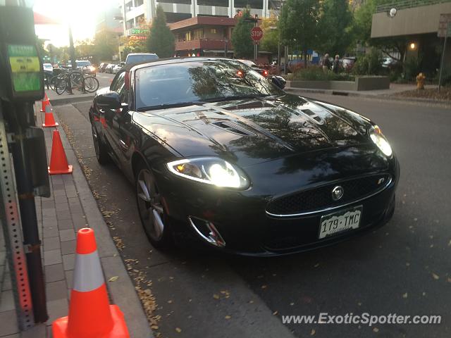 Jaguar XKR spotted in Cherry Creek, Colorado