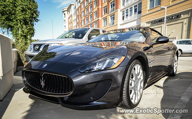 Maserati GranCabrio spotted in Charlotte, North Carolina