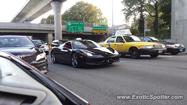 Ferrari 458 Italia spotted in Queens, New York