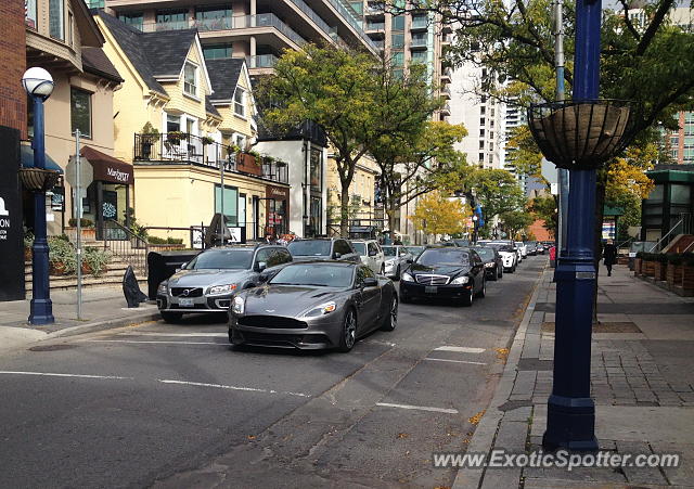 Aston Martin Vanquish spotted in Toronto, Canada