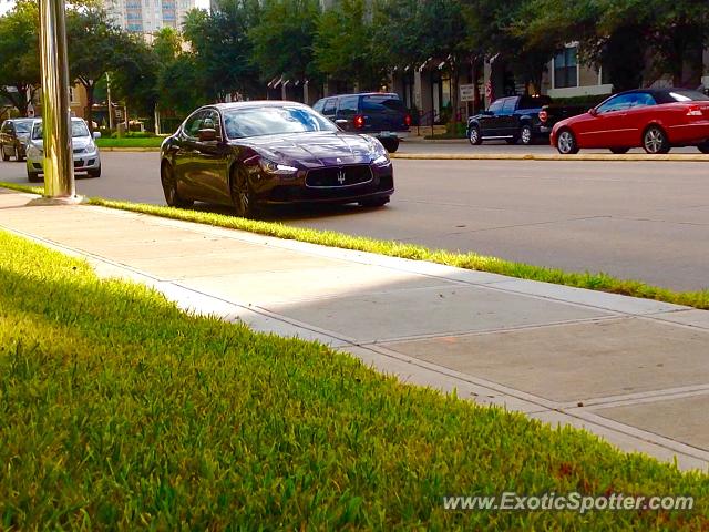 Maserati Ghibli spotted in Houston, Texas