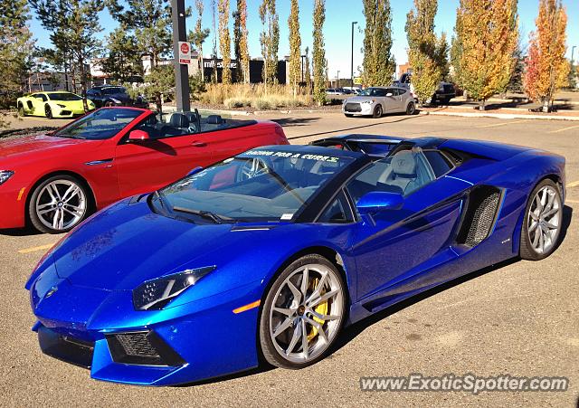 Lamborghini Aventador spotted in Edmonton, Canada