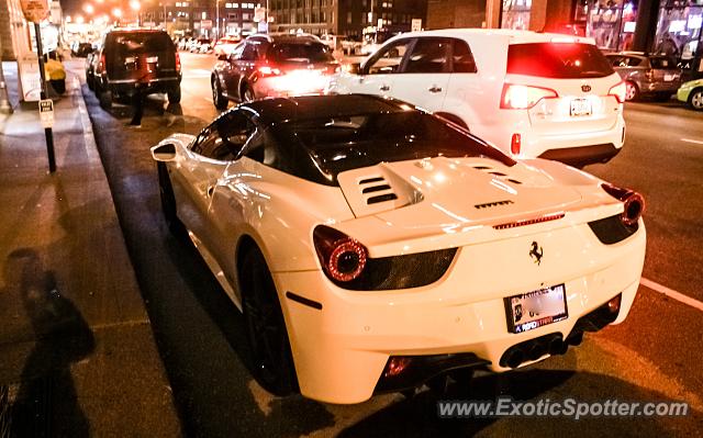 Ferrari 458 Italia spotted in Indianapolis, Indiana