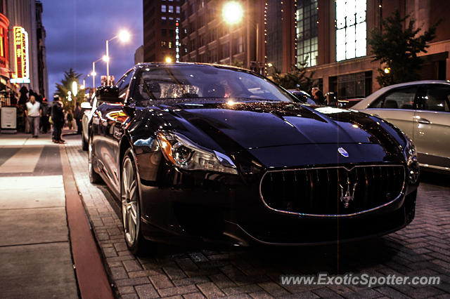 Maserati Quattroporte spotted in Indianapolis, Indiana