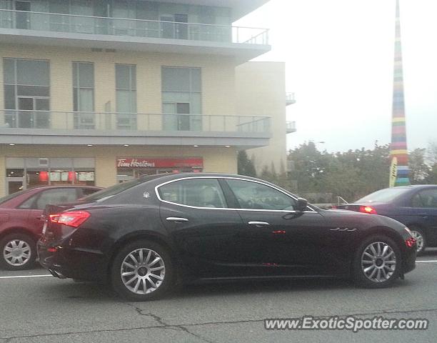 Maserati Ghibli spotted in Toronto, Canada