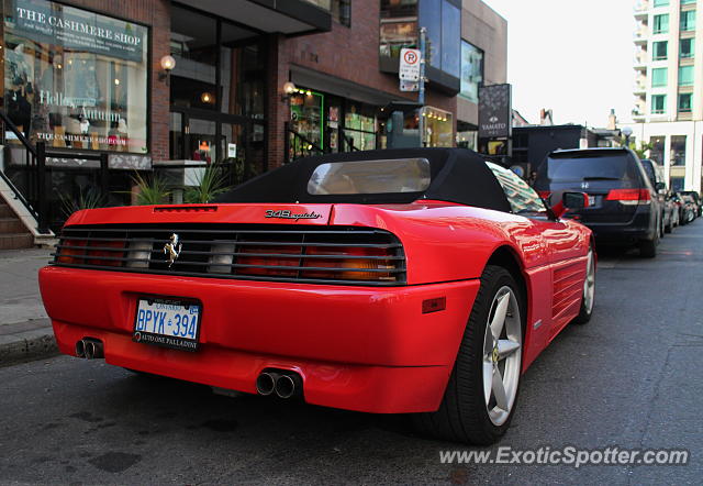 Ferrari 348 spotted in Toronto, Canada