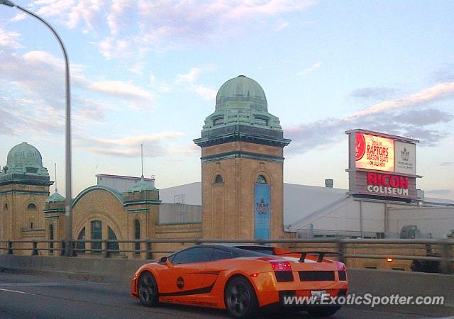 Lamborghini Gallardo spotted in Toronto, Canada