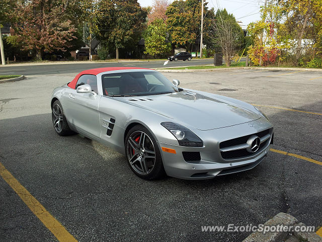 Mercedes SLS AMG spotted in Windsor, Ontario, Canada