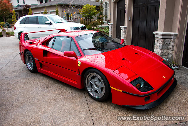 Ferrari F40 spotted in London Ontario, Canada