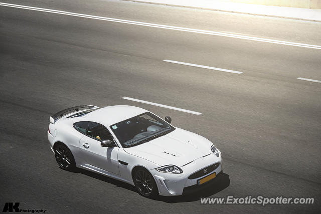 Jaguar XKR-S spotted in Tel Aviv, Israel