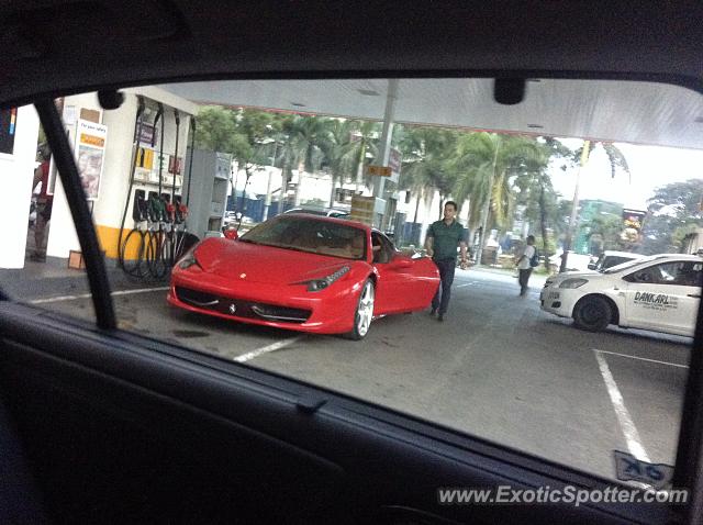 Ferrari 458 Italia spotted in Pasig City, Philippines