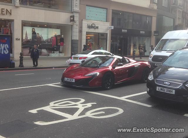 Mclaren 650S spotted in London, United Kingdom
