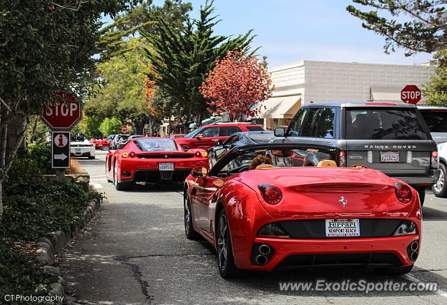 Ferrari California spotted in Carmel, California
