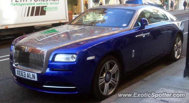 Rolls Royce Wraith spotted in London, United Kingdom